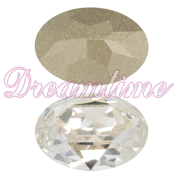 Dreamtime Crystal DC 4120 Oval Fancy Stone Crystal Moonlight 18x13mm